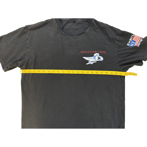 Shadow One Executive Protection Shirt Mens XL Black Graphic Double Sided Hit - Picture 5 of 7
